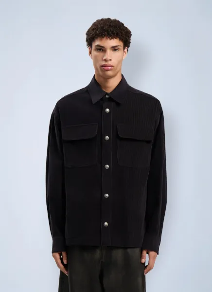 Classic Logo Corduroy Overshirt
