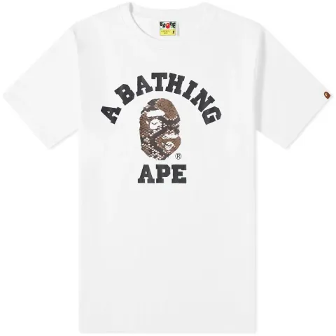 BAPE Snake College T-Shirt