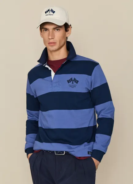 Classic Fit LRC Back Patch Rugby Shirt