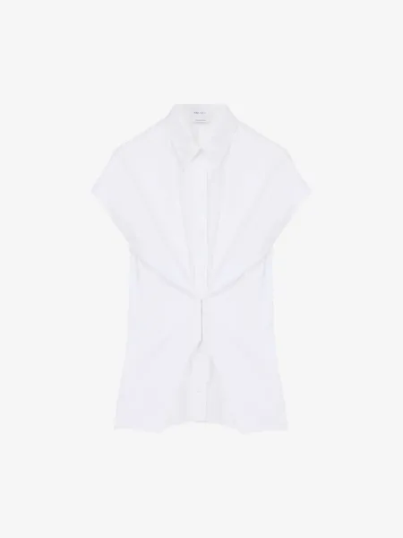 Gathered Short-Sleeved Shirt