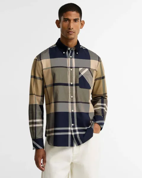 BARBOUR Dunoon Tartan Authentic-Fit Long-Sleeved Shirt
