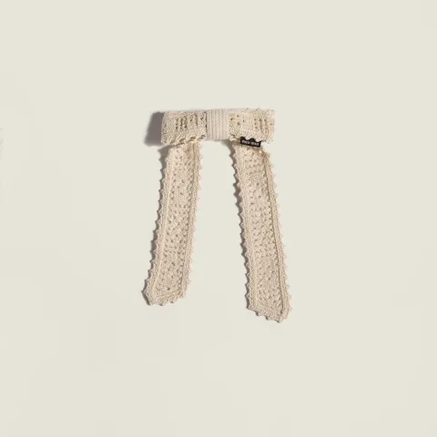 Cotton hair clip