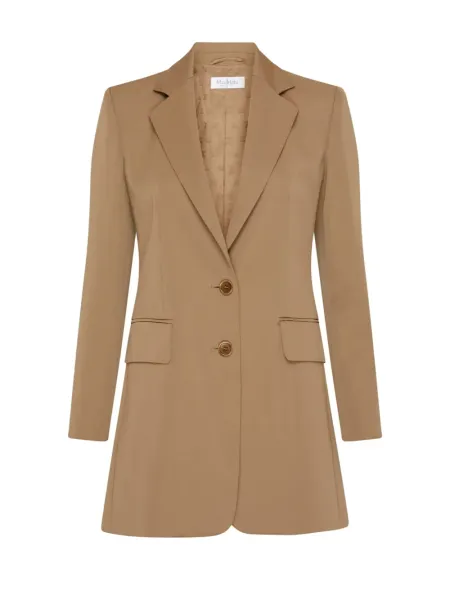 Caprile Single Breasted Blazer Brown