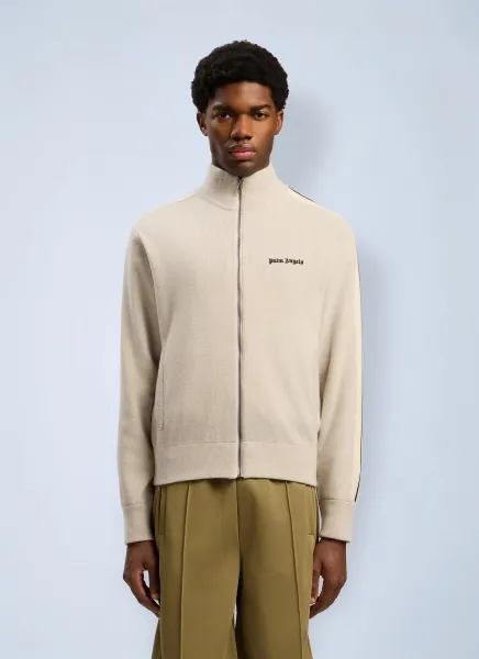 Classic Logo Knit Track Jacket