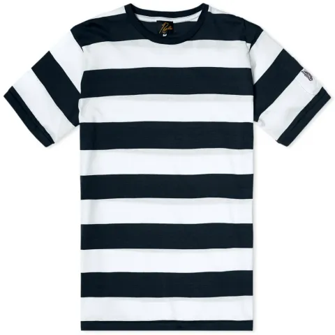 Wide Stripe Pocket Tee