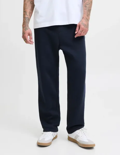 Jack & Jones Relaxed Fit Cotton Blend Joggers Navy