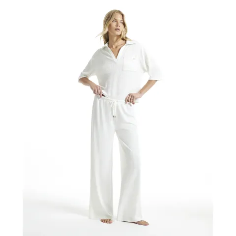 River Island Slouchy Textured Polo Top Set