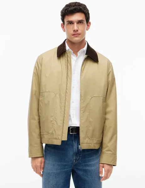 Tommy Hilfiger Padded Harrington Jacket Khaki