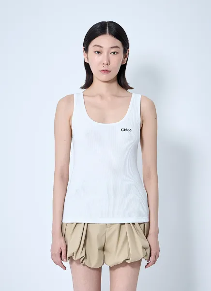 Logo Motif Tank Top