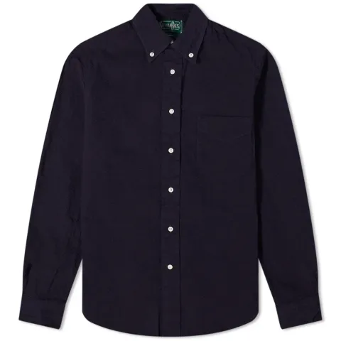 Button Down Overdye Seersucker Shirt