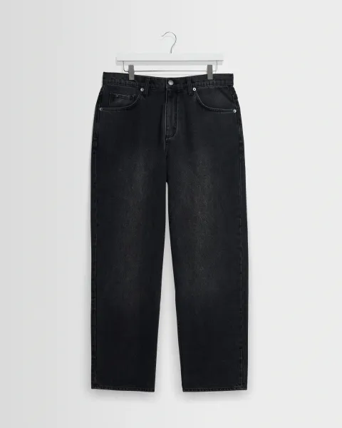 Felix - Washed Vintage Black Loose Fit Denim Jeans