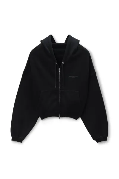 Black Veil Zip-Up Hoodie