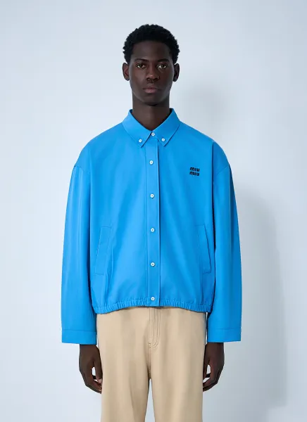 Logo Motif Blouson Jacket