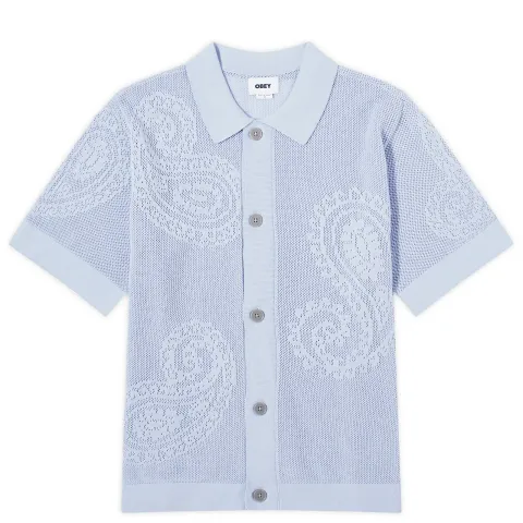 Tear Drop Open Knit Shirt