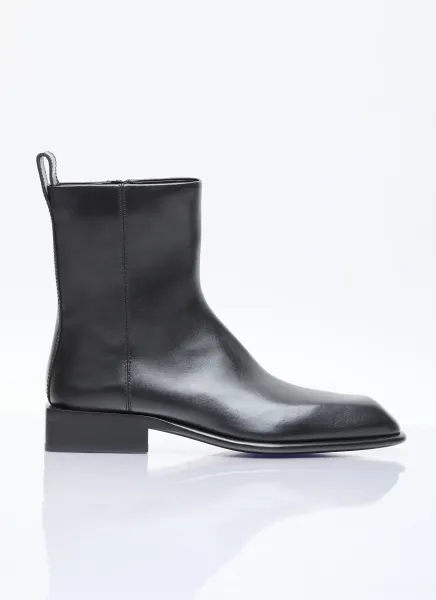 Throttle Leather Ankle Boot