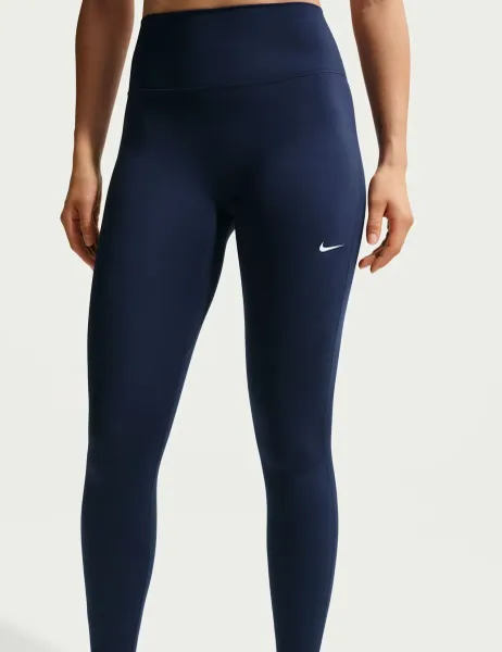 Nike One High Waisted Leggings Navy