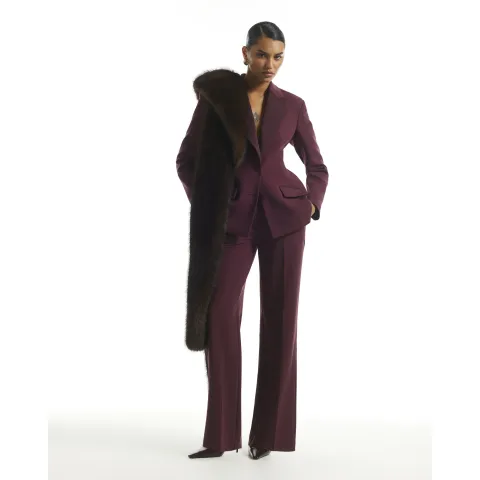 River Island Tux Detail Slim Leg Trousers