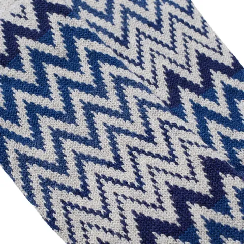 Zig Zag Crew Sock
