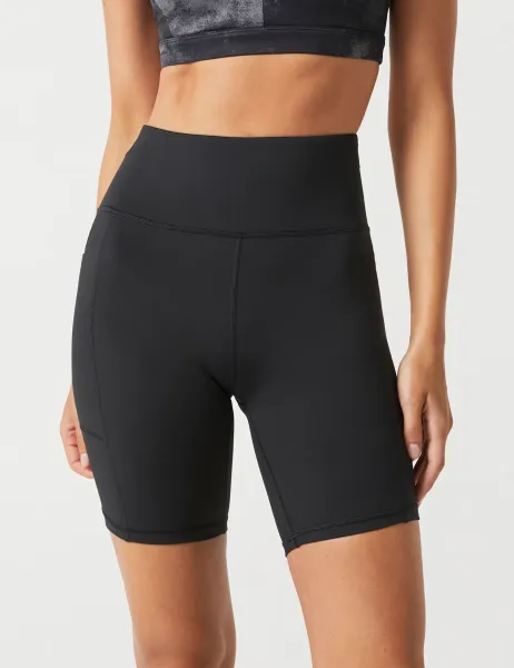 Lilybod Lottie High Waist Pockets Bike Shorts