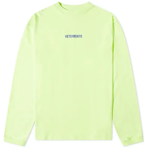 Long Sleeve Logo Label T-Shirt