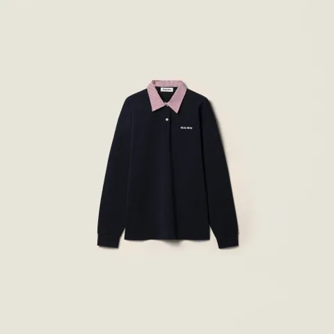 Cotton piqué polo shirt