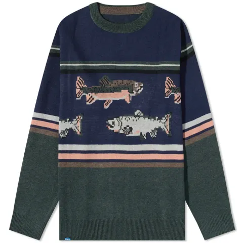 Highline Jacquard Crew Knit