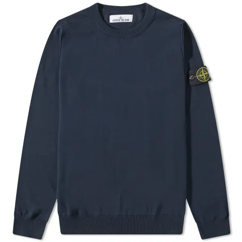 Soft Cotton Crew Neck Knit