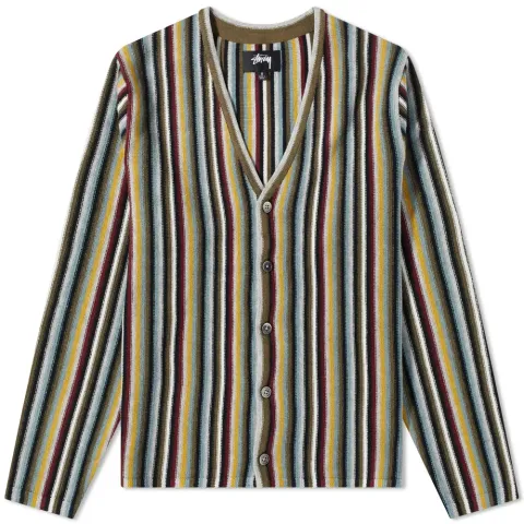 Stripe Pattern Cardigan