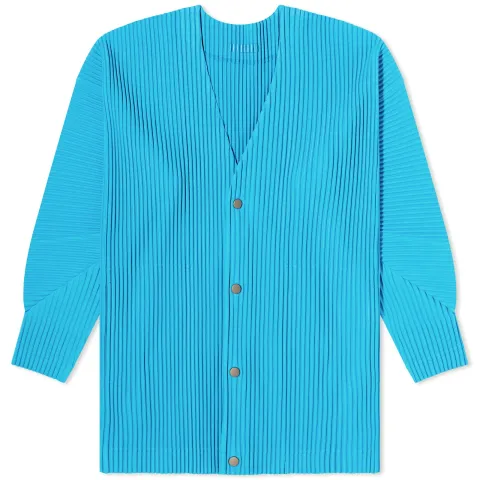 Pleated Cardigan