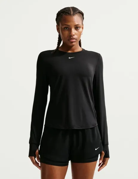 Nike One Classic Crew Neck Top Black