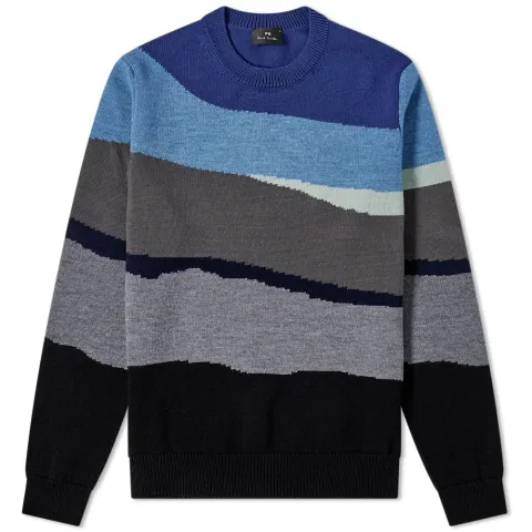 Zig Zag Intarsia Knit