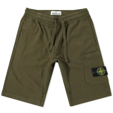 Garment Dyed Cargo Sweat Short