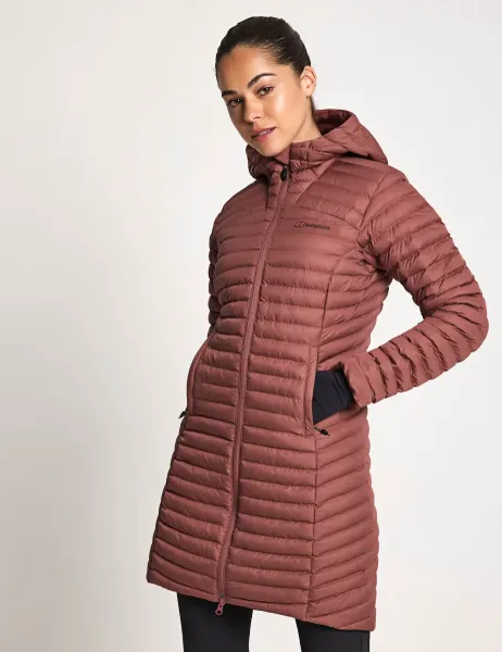 Berghaus Nula Micro Hooded Longline Puffer Jacket