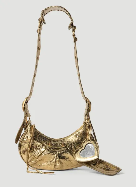 Le Cagole XS Metallic Shoulder Bag