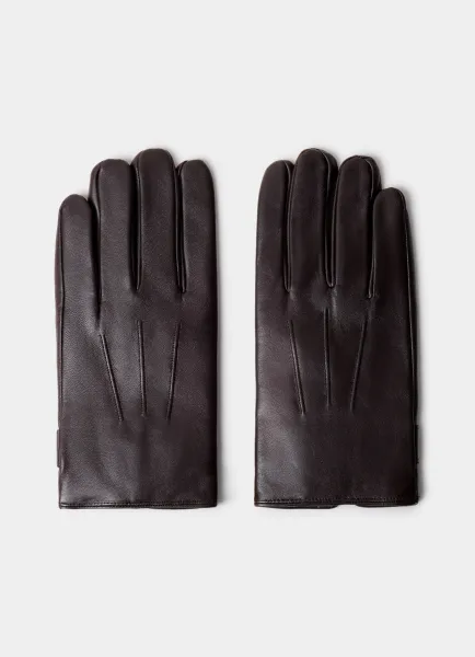 Hackett Leather Commuter Touch Gloves