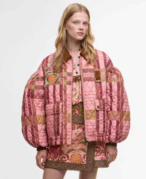 FARM Rio Ana-Clara Quilted Jacket