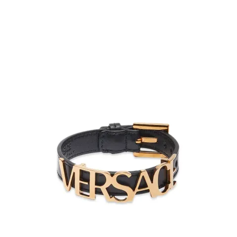 Text Logo Belt Bracelet
