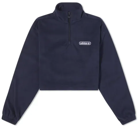 Loose Cropped 1/4 Zip Top