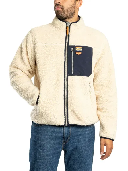 Superdry Vintage Retro Full Zip Fleece Jacket