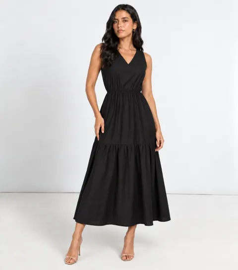 Women's Black Maxi Dress