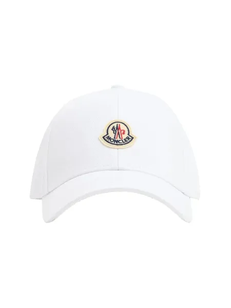 men Gabardine Baseball Cap White