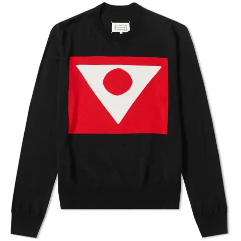 14 Inlay Crew Knit