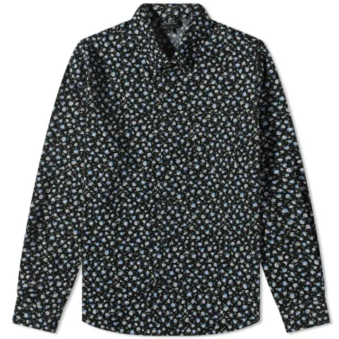 A.P.C. Paul Floral Corduroy Shirt