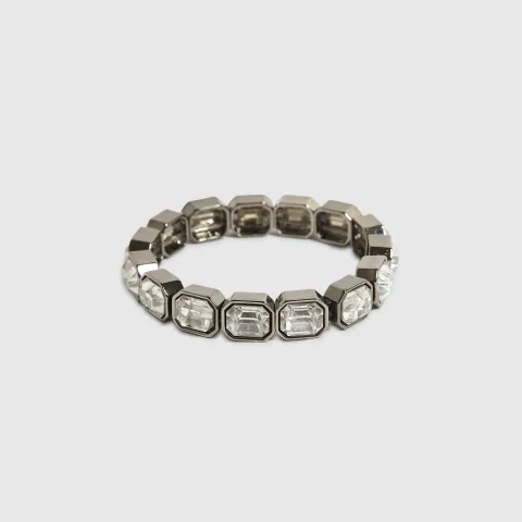 River Island Rhinestone Stretch Bracelet