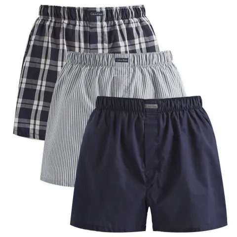 CK Underwear Woven Boxer - 3 Pack