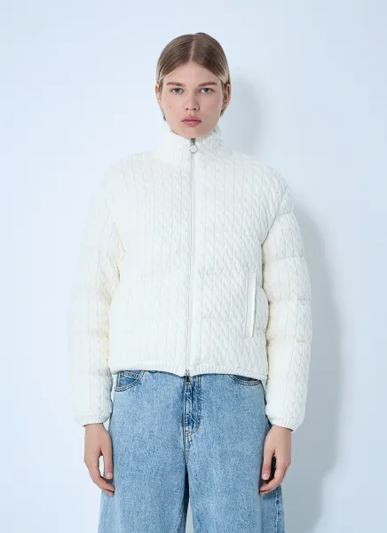 Padded Cabel Cardigan