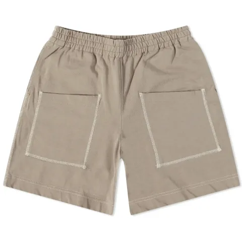 Contrast Stitch Sweat Short