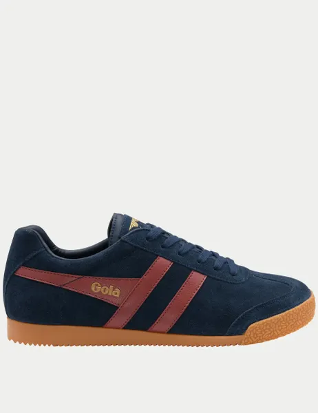 Gola Suede Lace Up Trainers Navy Mix