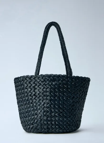 Estelle Two Medium Raffia Bag