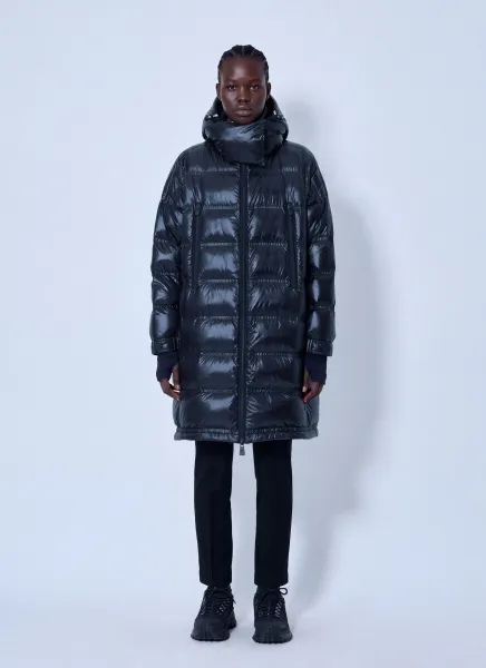 Moncler Grenoble Rochelairs Hooded Long Down Jacket